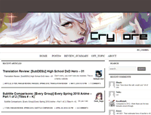Tablet Screenshot of crymore.net